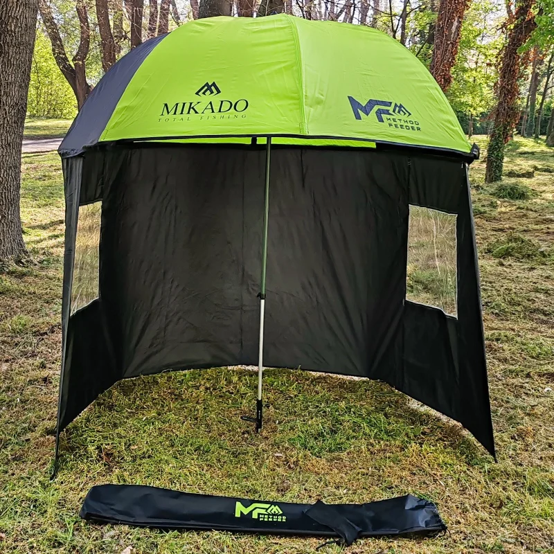 Чадъри Чадър MIKADO METHOD FEEDER 250 см със странична тента на 180 градуса / P007