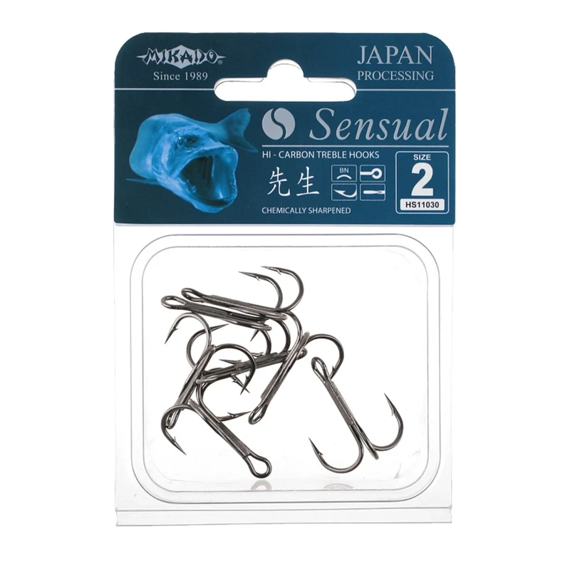 Куки тройни Куки MIKADO TREBLE HOOK SENSUAL ROUND