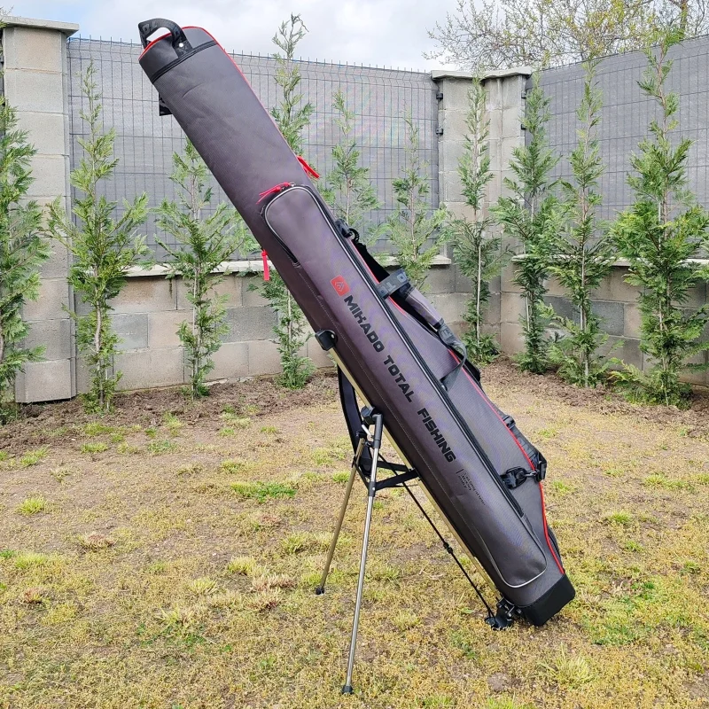 Калъфи с твърди стени Калъф за въдици твърд MIKADO / 3-GY STIFFED - 140 см  ТРОЕН