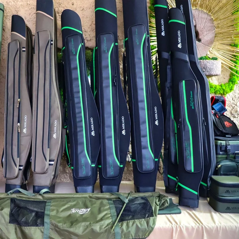 Калъфи с твърди стени Калъф за въдици твърд MIKADO / MF22 - 135 см  ДВОЕН