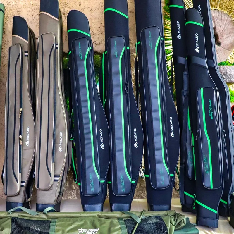 Калъфи с твърди стени Калъф за въдици твърд MIKADO / MF22 - 150 см  ДВОЕН