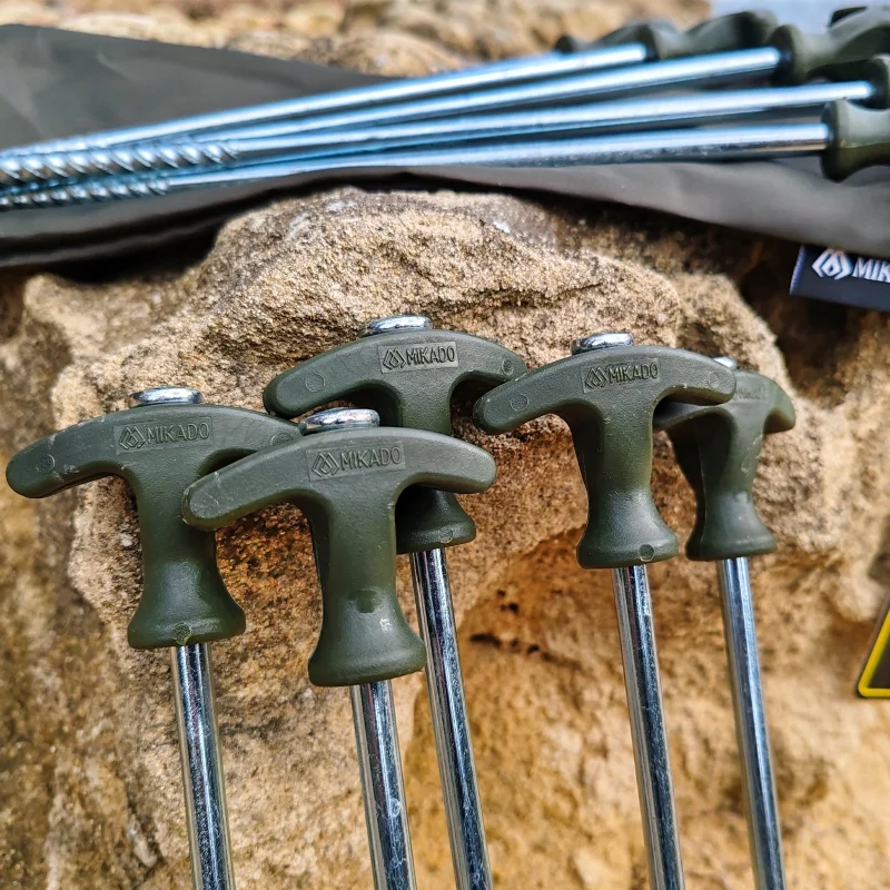 Палатки и аксесоари Колчета за палатка MIKADO BIVVY PEGS  30 см / 10 броя