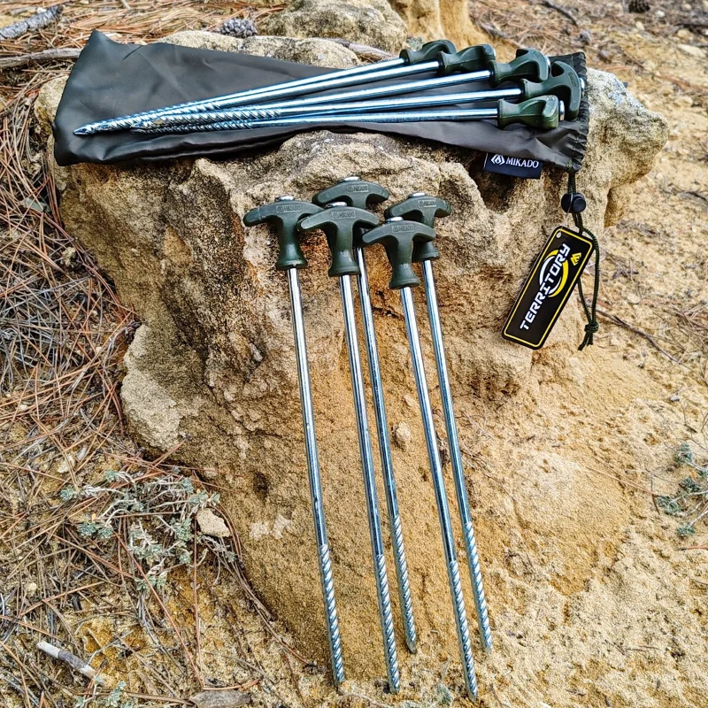Палатки и аксесоари Колчета за палатка MIKADO BIVVY PEGS  30 см / 10 броя