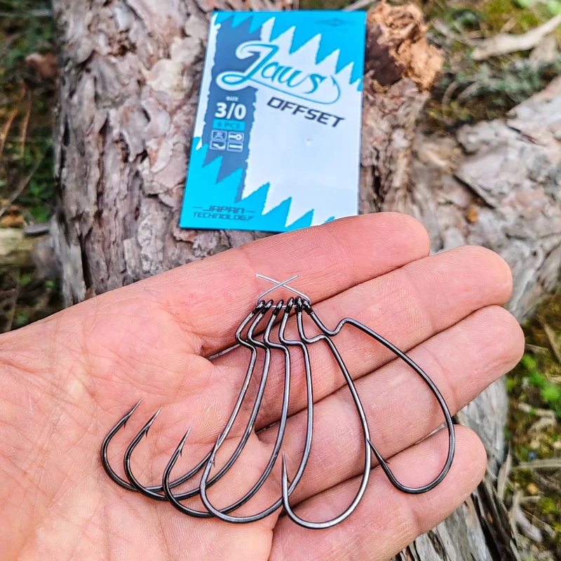 Куки офсет Куки MIKADO OFFSET JAWS / BN - черен никел