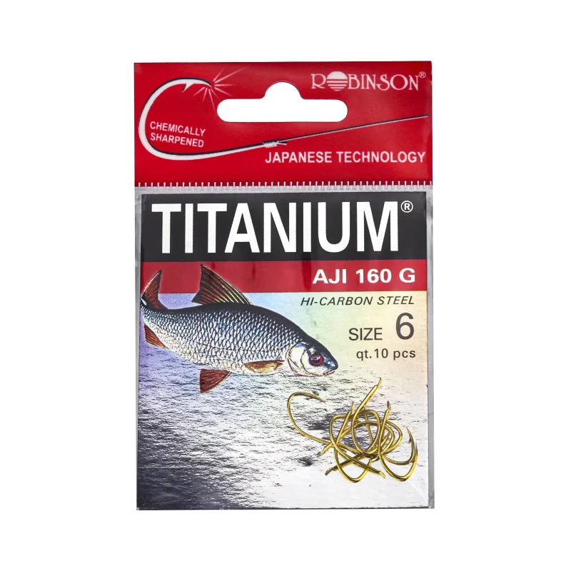 Куки с лопатка Куки ROBINSON TITANIUM - AJI 160 G - злато