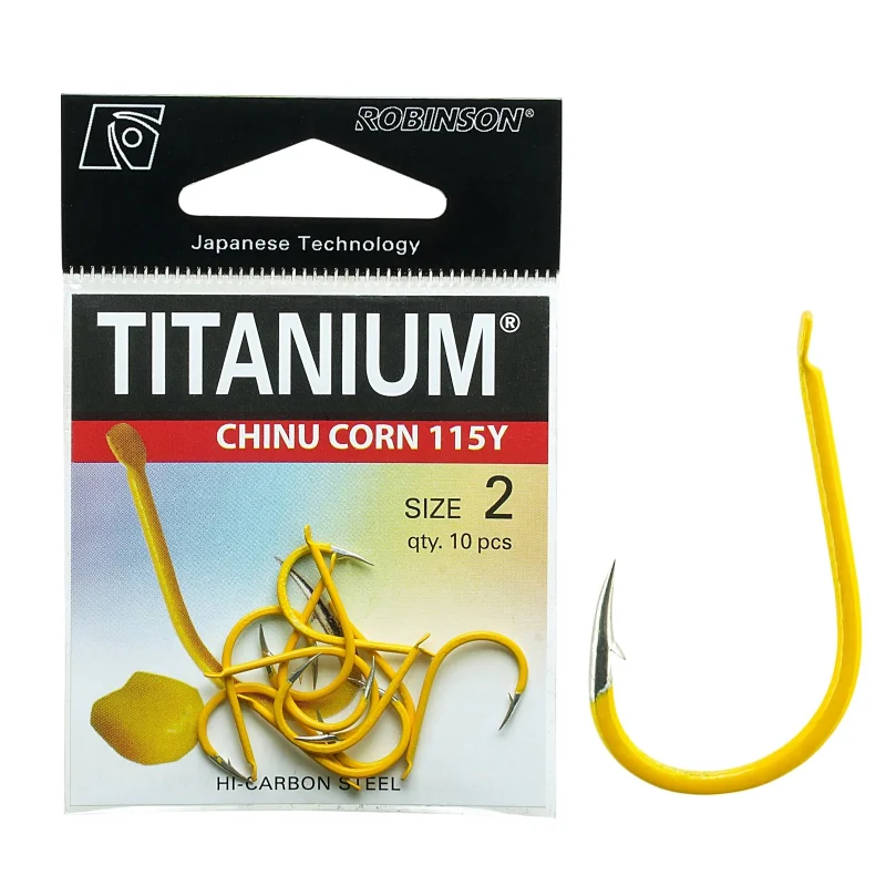 Куки с лопатка Куки ROBINSON TITANIUM - CHINU CORN / 115 Y - злато