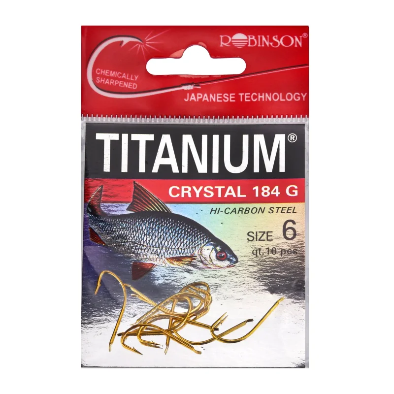 Куки с лопатка Куки ROBINSON TITANIUM - CRYSTAL / 184 G - злато