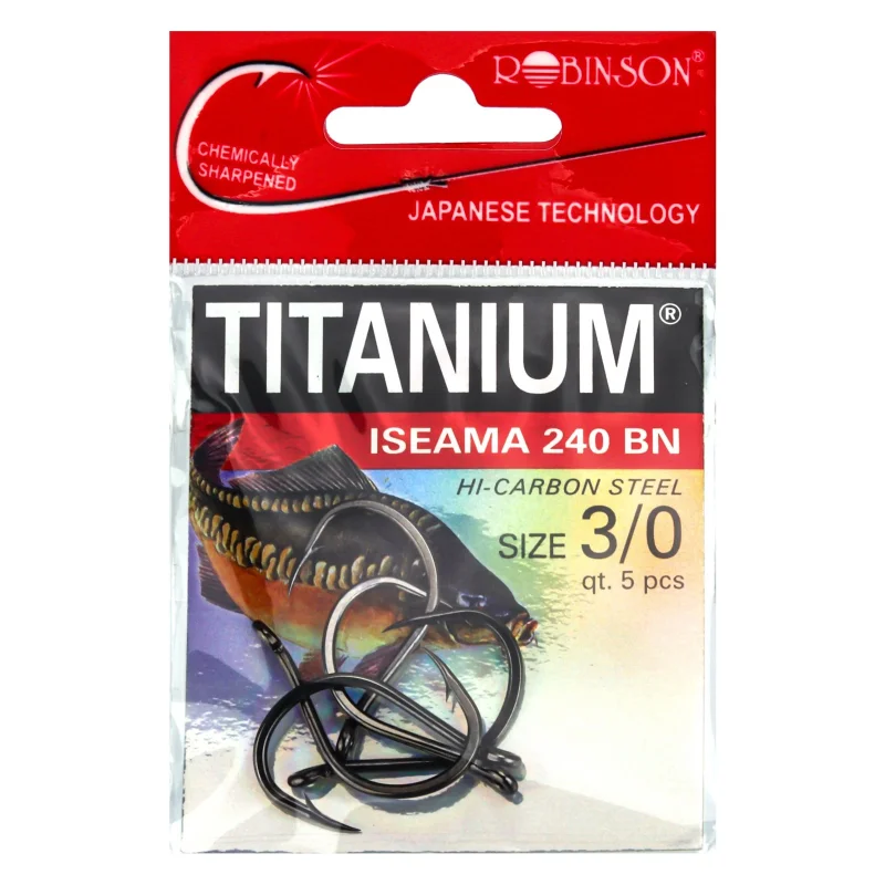 Куки с  ухо Куки ROBINSON TITANIUM - ISEAMA / 240 BN