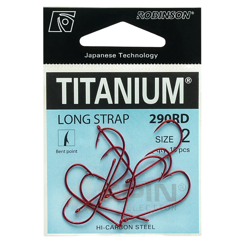 Куки с  ухо Куки ROBINSON TITANIUM - LONG STRAP / 290 RD