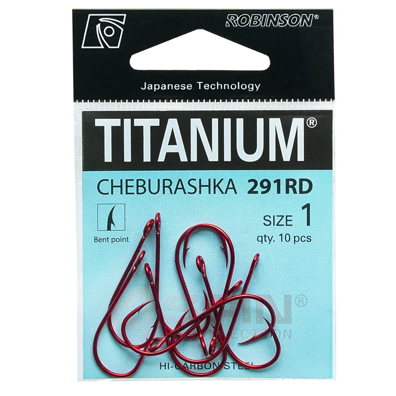 Куки офсет Куки ROBINSON TITANIUM - OFFSET CHEBURASHKA / 291 RD