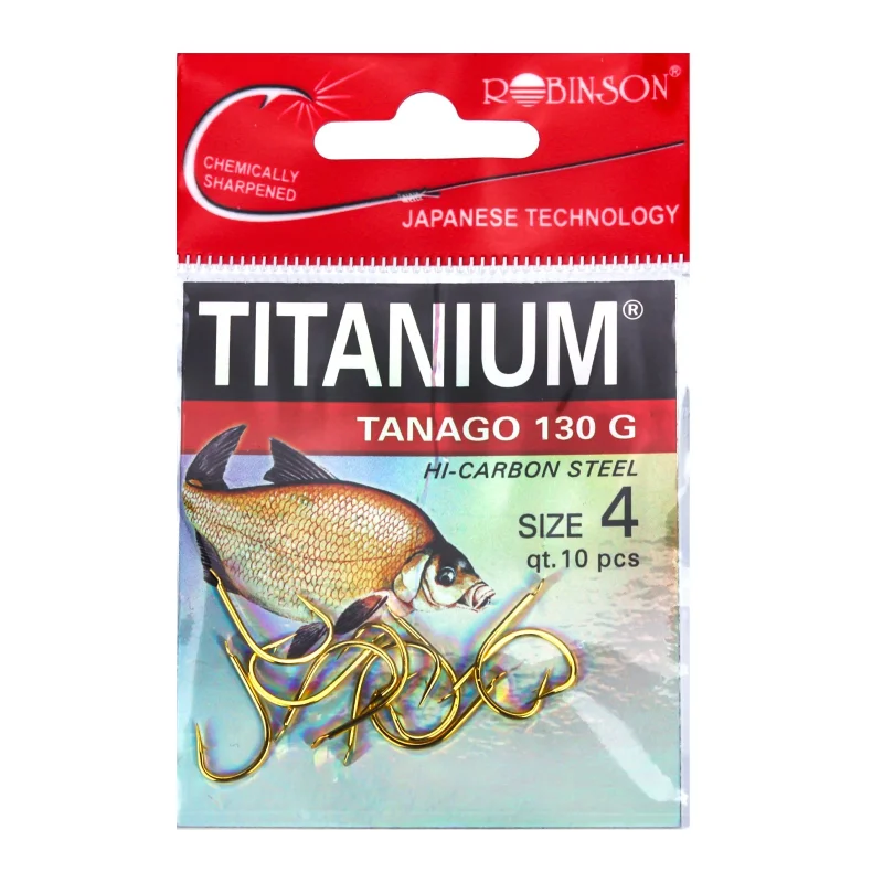 Куки с лопатка Куки ROBINSON TITANIUM - TANAGO / 130 G - злато