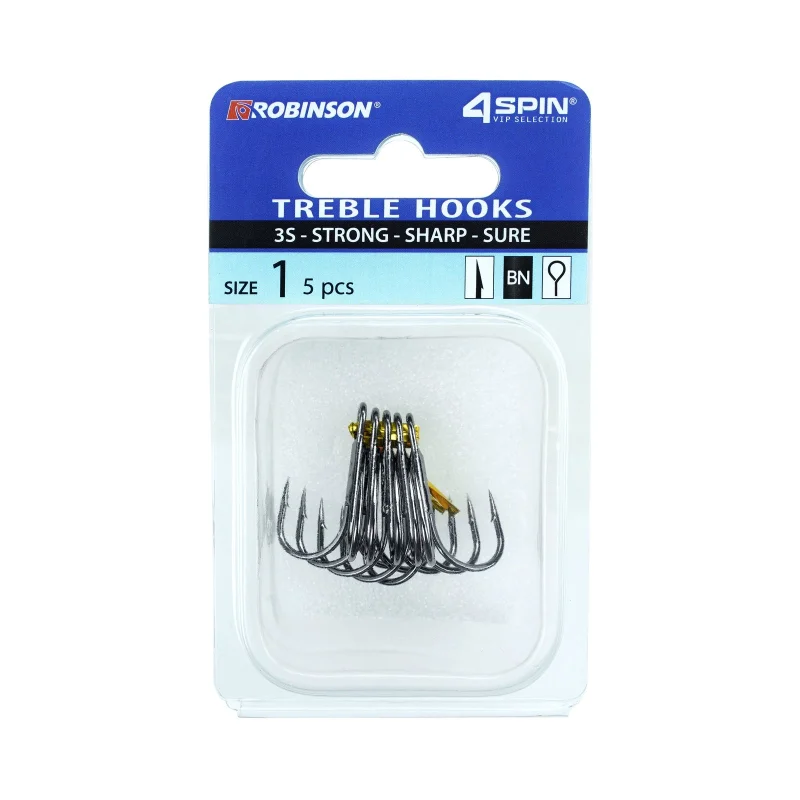 Куки тройни Куки ROBINSON TREBLE HOOK 3S