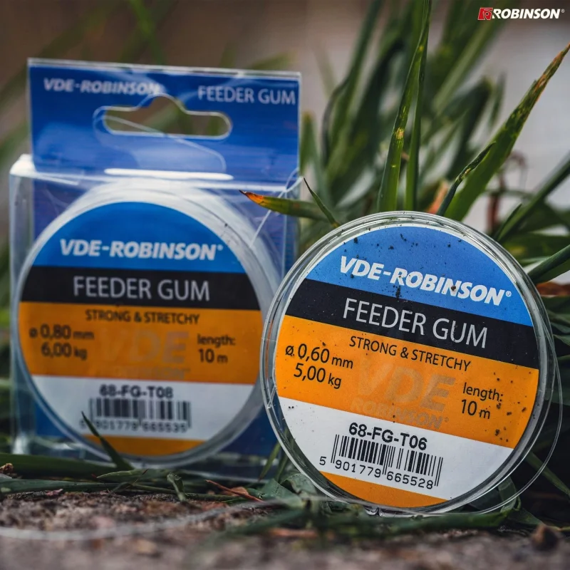 За риболов на фидер Ластик ROBINSON / FEEDER RUBBER TRANSPARENT