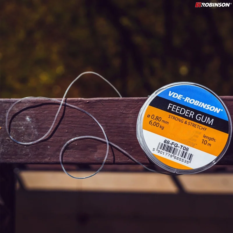 За риболов на фидер Ластик ROBINSON / FEEDER RUBBER TRANSPARENT