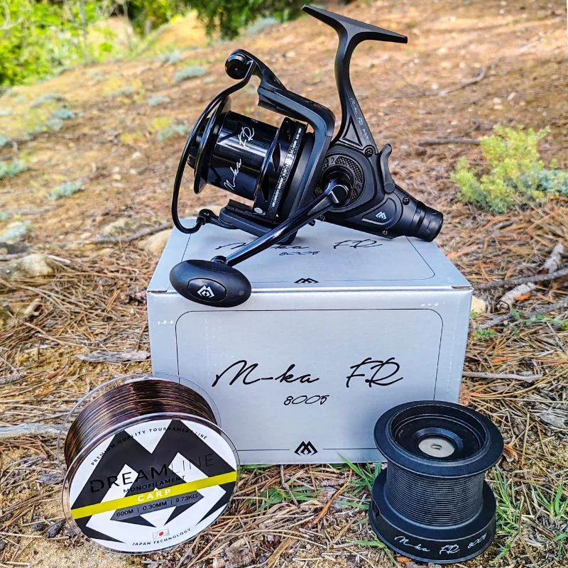 Двоен аванс Макара MIKADO M-KA FR CARP 8005 + LINE DREAMLINE 0,30 мм