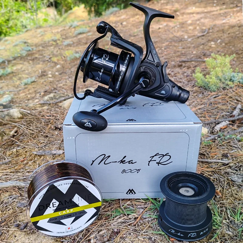 Двоен аванс Макара MIKADO M-KA FR CARP 8005 + LINE DREAMLINE 0,30 мм