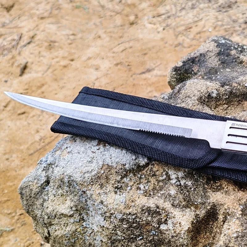 Инструменти - клещи, ножици, кохери, ножове... Нож ROBINSON - 006 / троен с кания