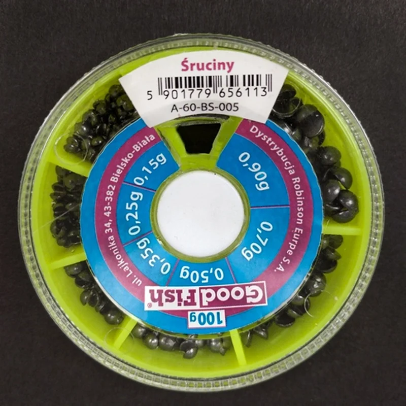 Тежести за риболов Олово ROBINSON сачми за плувка / 100 г