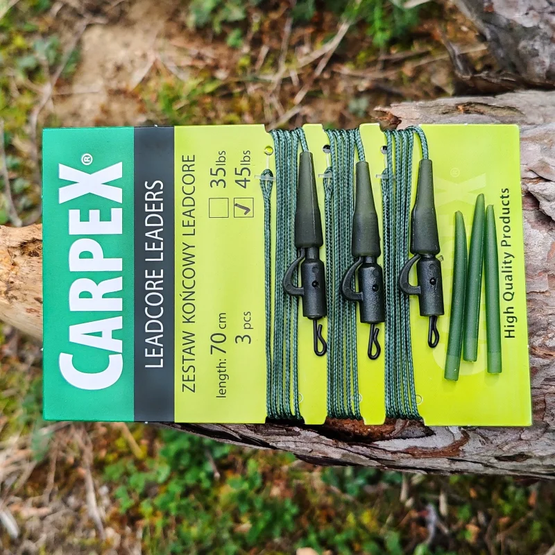 За риболов на шаран Повод ROBINSON оловен SAFETY CLIP 1 / 35 lbs, 45 lbs - 3 броя