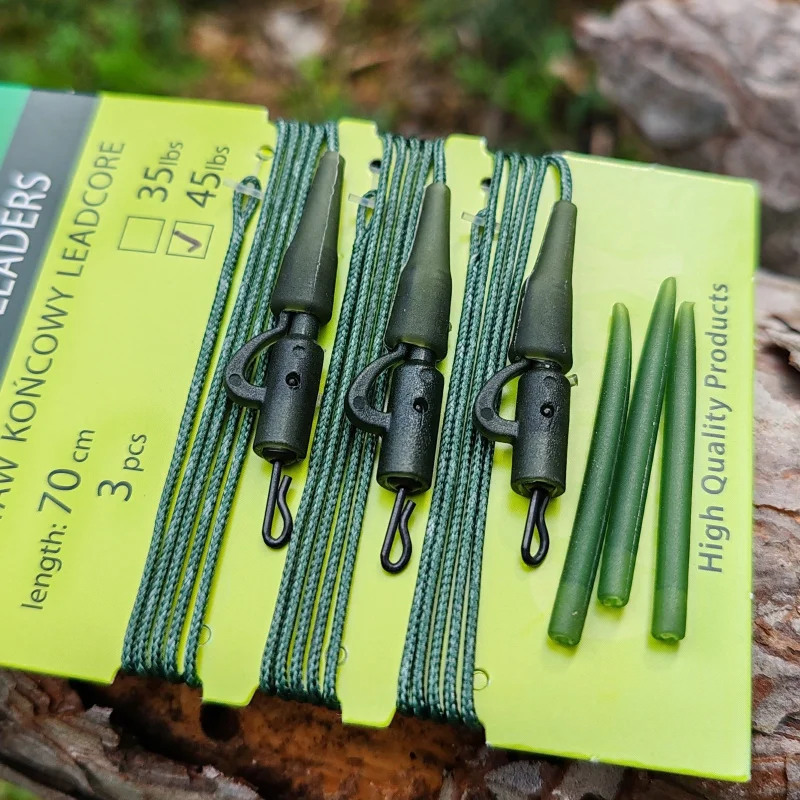 За риболов на шаран Повод ROBINSON оловен SAFETY CLIP 1 / 35 lbs, 45 lbs - 3 броя