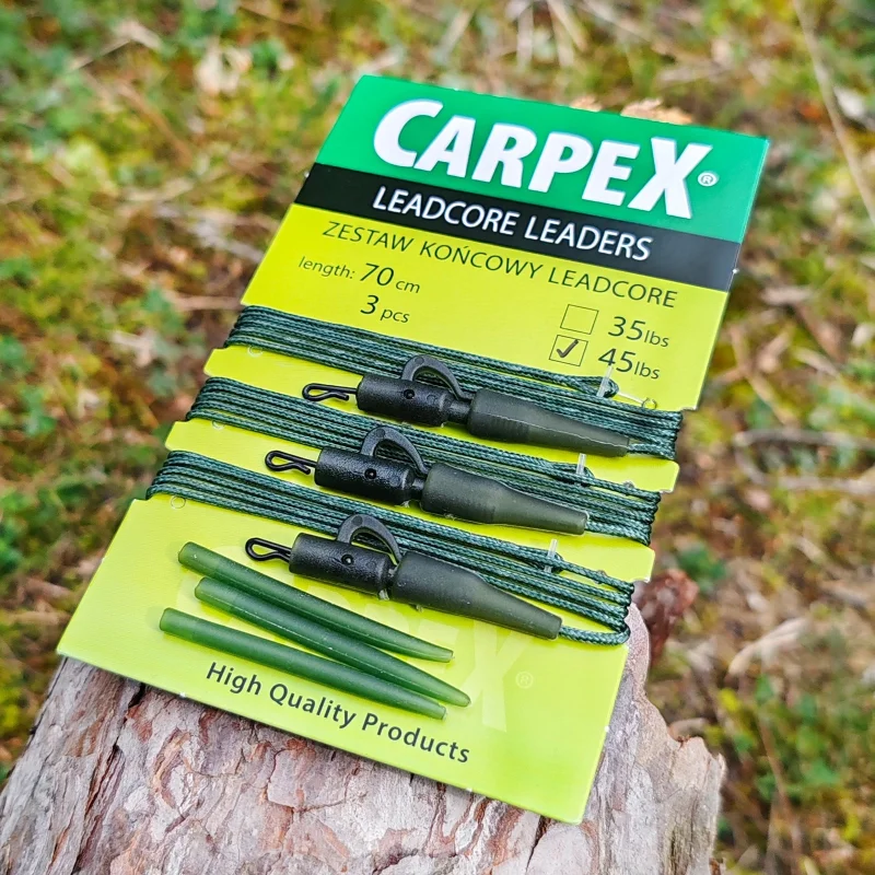 За риболов на шаран Повод ROBINSON оловен SAFETY CLIP 1 / 35 lbs, 45 lbs - 3 броя