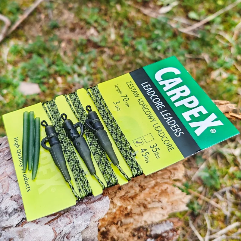 За риболов на шаран Повод ROBINSON оловен SAFETY CLIP 2 / 35 lbs, 45 lbs - 3 броя