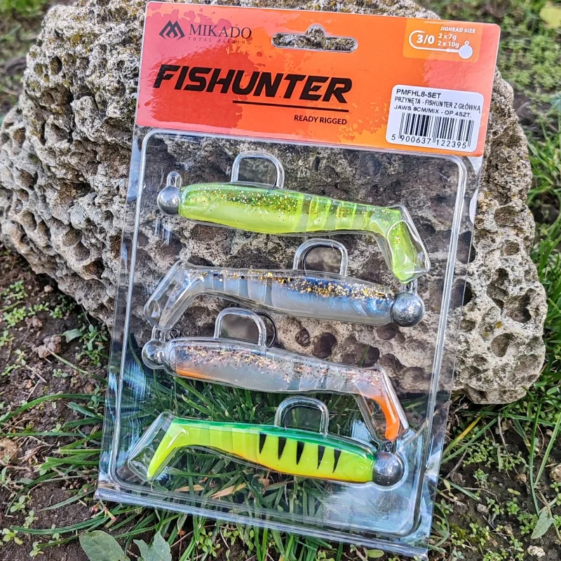 Спининг Силиконова примамка MIKADO FISHUNTER 8 см / MIX