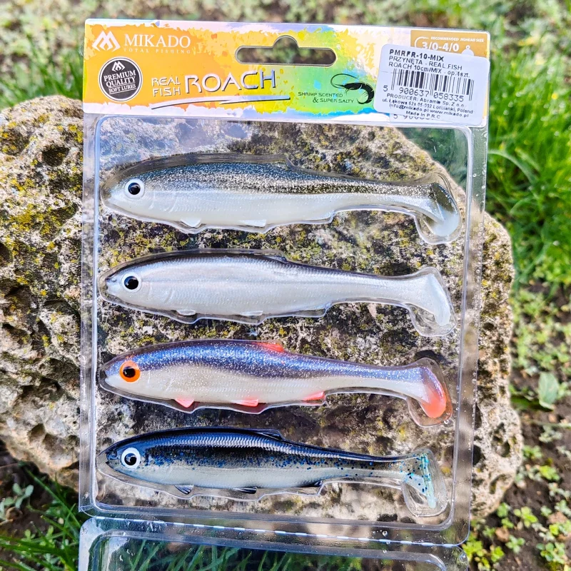 Спининг Силиконова примамка MIKADO REAL FISH ROACH 10 см