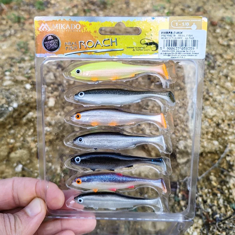 Спининг Силиконова примамка MIKADO REAL FISH ROACH 7 см