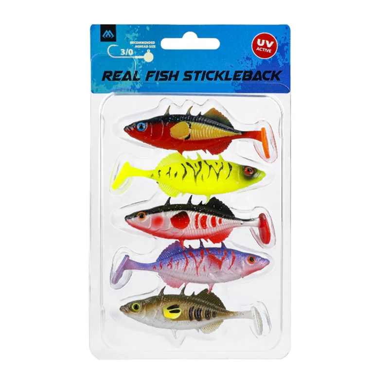 Спининг Силиконова примамка MIKADO REAL FISH STICKLEBACK 8 см