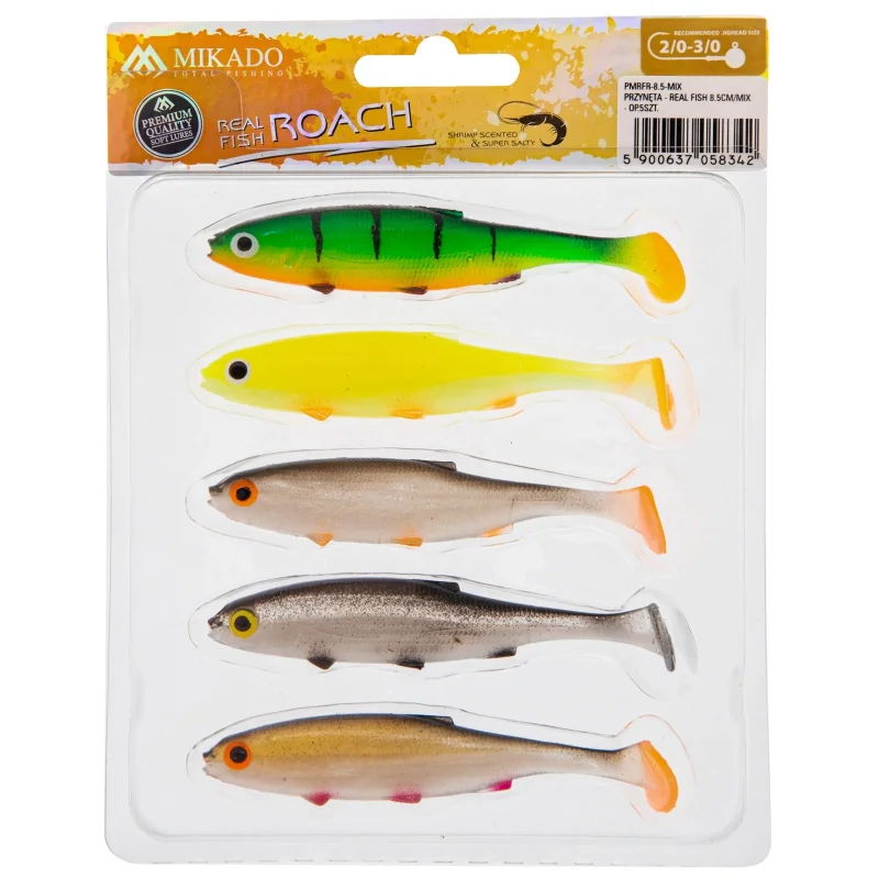 Спининг Силиконова примамка MIKADO REAL FISH ROACH 8,5 см