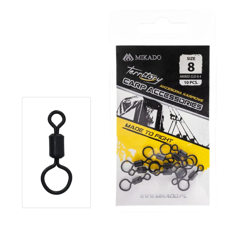 За риболов на шаран Вирбели без клипс MIKADO BIG EYE / CLD-8-4