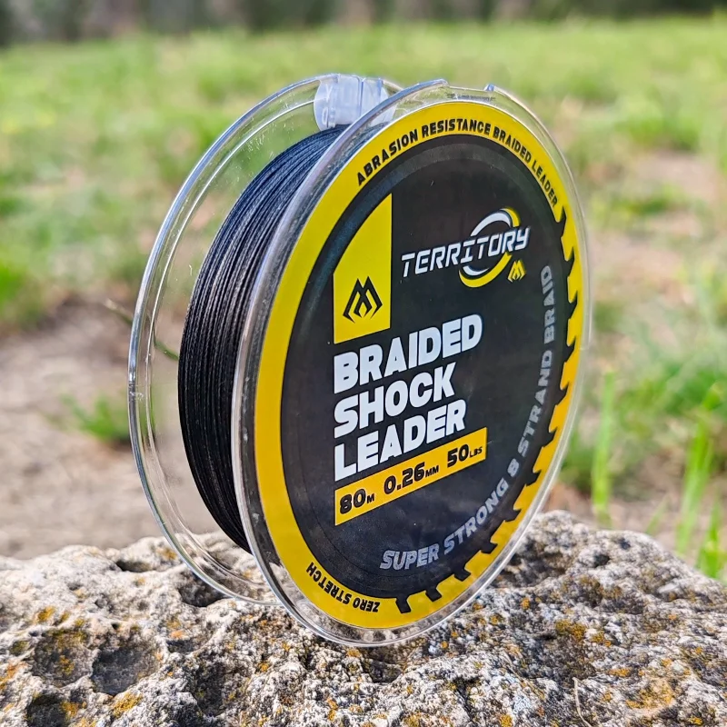 Монофилни влакна Влакно MIKADO TERRITORY BRAIDED SHOCK LEADER / 80 м