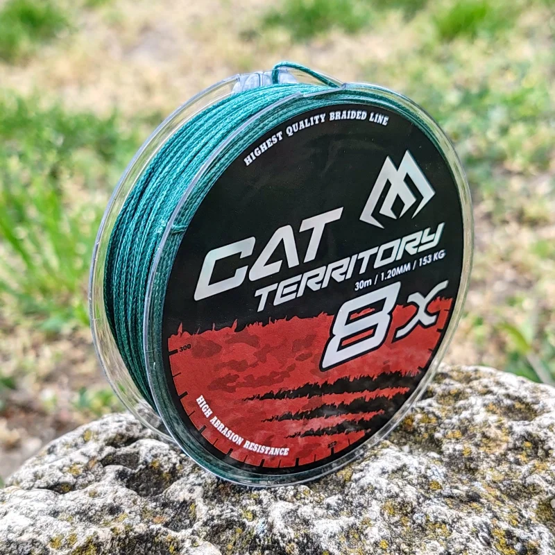 Плетени влакна Влакно плетено MIKADO 8X CAT OCTA BRAID GREEN / 1.20 мм - 30 м