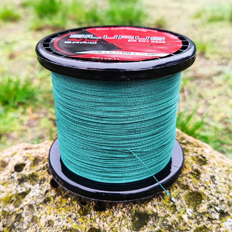Плетени влакна Влакно плетено MIKADO SILURUS 4 X BRAID GREEN 600 м