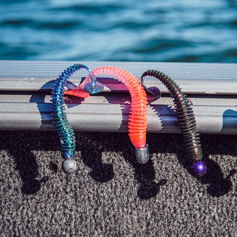 Силиконови Силиконова примамка ROBINSON TWISTER WASABI / GH-SH - 5 бр.