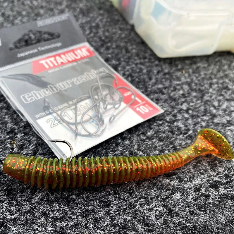 Силиконови Силиконова примамка ROBINSON TWISTER WASABI / TA-SH - 5 бр.