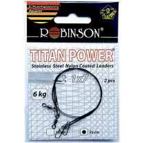 Повод стоманен ROBINSON TITAN POWER 1 x 7 / 12 кг